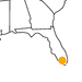 kleine Landkarte Florida Big Cypress