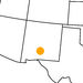 kleine Landkarte New Mexico White Sands Missile Range