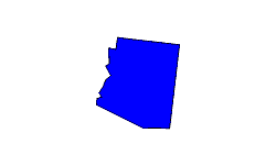 Landkarte Arizona