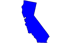 Landkarte California