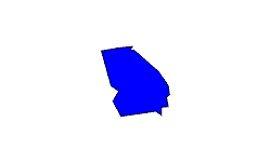 Landkarte Georgia
