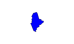 Landkarte Maine