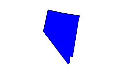 Landkarte Nevada