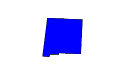 Landkarte New Mexico