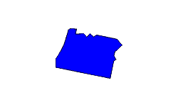 Landkarte Oregon