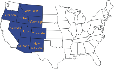 Staaten mit mittlerer Höhe von mehr als 1000 m