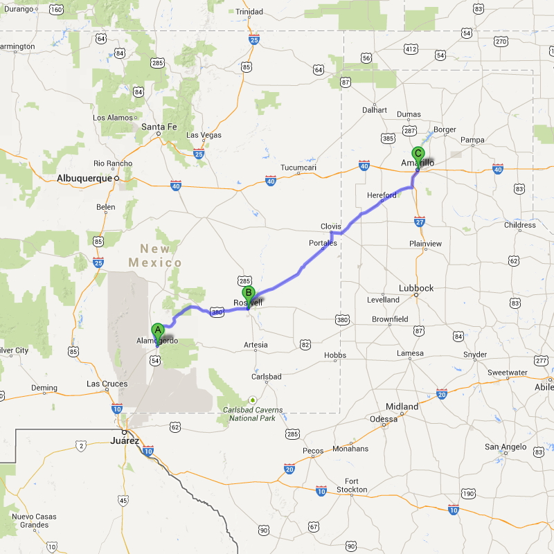 12-07-1994, Karte erzeugt mit Hilfe von Google Maps 12-07-1994, Karte erzeugt mit Hilfe von Google Maps