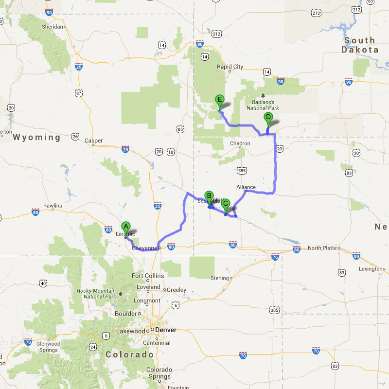 15-07-1994, Karte erzeugt mit Hilfe von Google Maps 15-07-1994, Karte erzeugt mit Hilfe von Google Maps