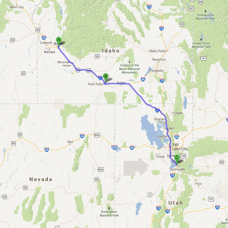 25-05-1997, Karte erzeugt mit Hilfe von Google Maps