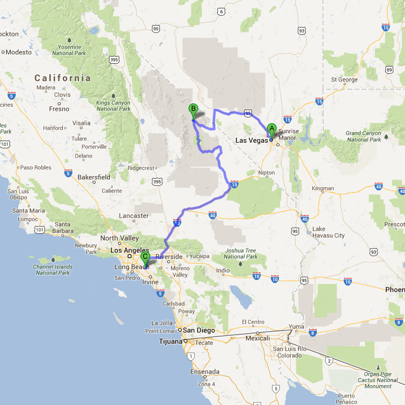 28-05-1997, Karte erzeugt mit Hilfe von Google Maps