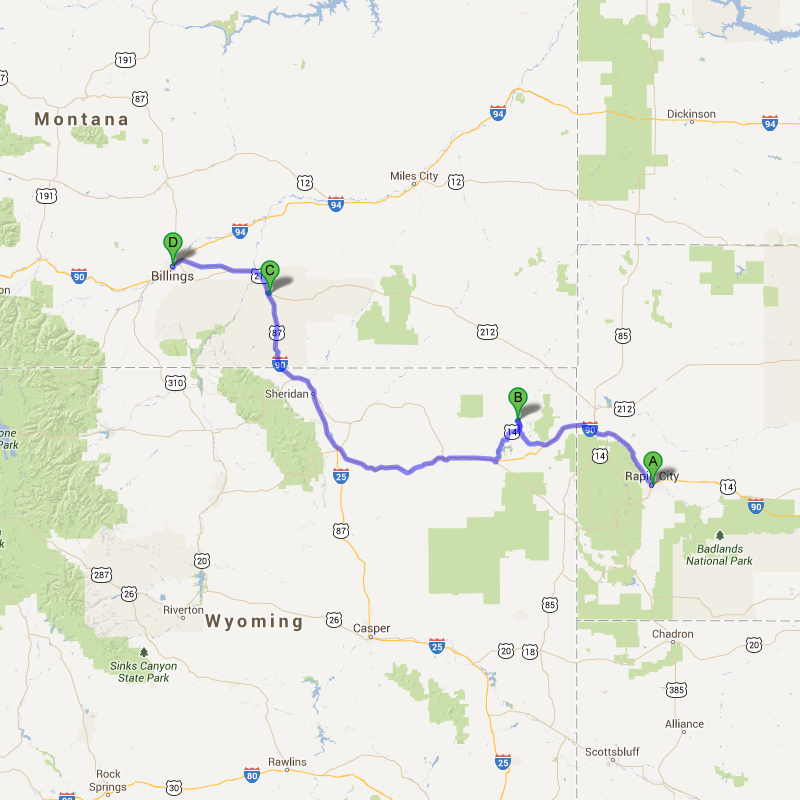 07-06-1997, Karte erzeugt mit Hilfe von Google Maps