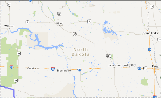 alle Wege in ... , Karte erzeugt mit Hilfe von Google Maps