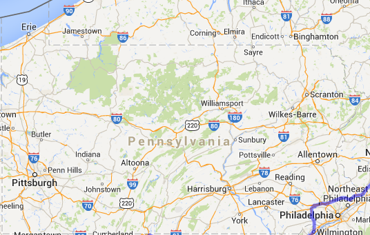 alle Wege in ... , Karte erzeugt mit Hilfe von Google Maps