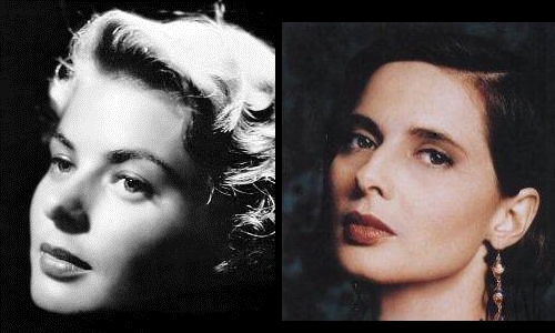 Ingrid Bergmann und Isabella Rosselini / Copyright : ?